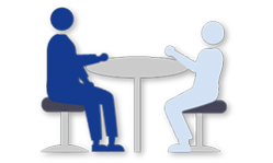 Business meetings with visitors
